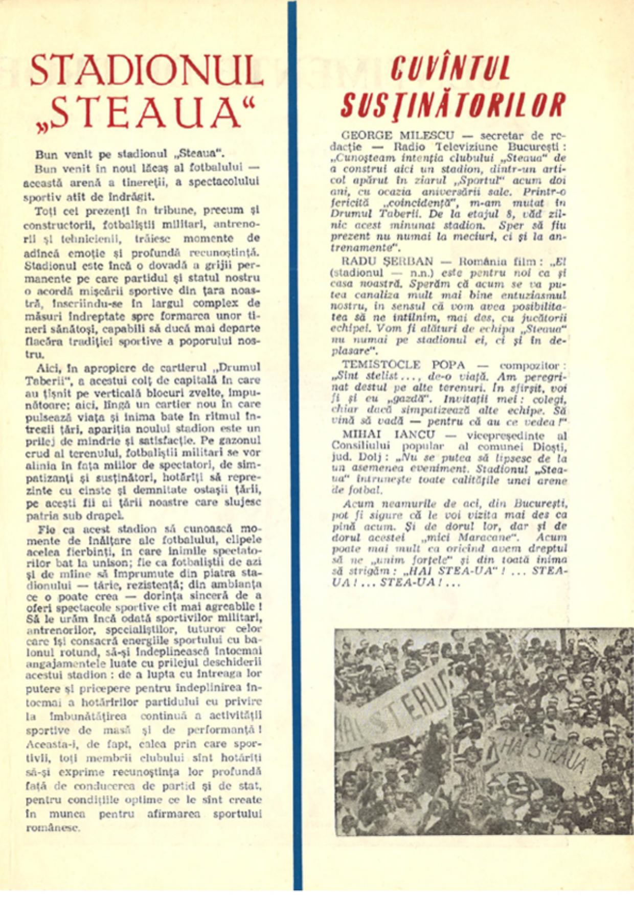 Pagină din albumul istoric 3