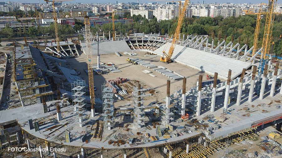 Lucrările la noul Stadion Steaua